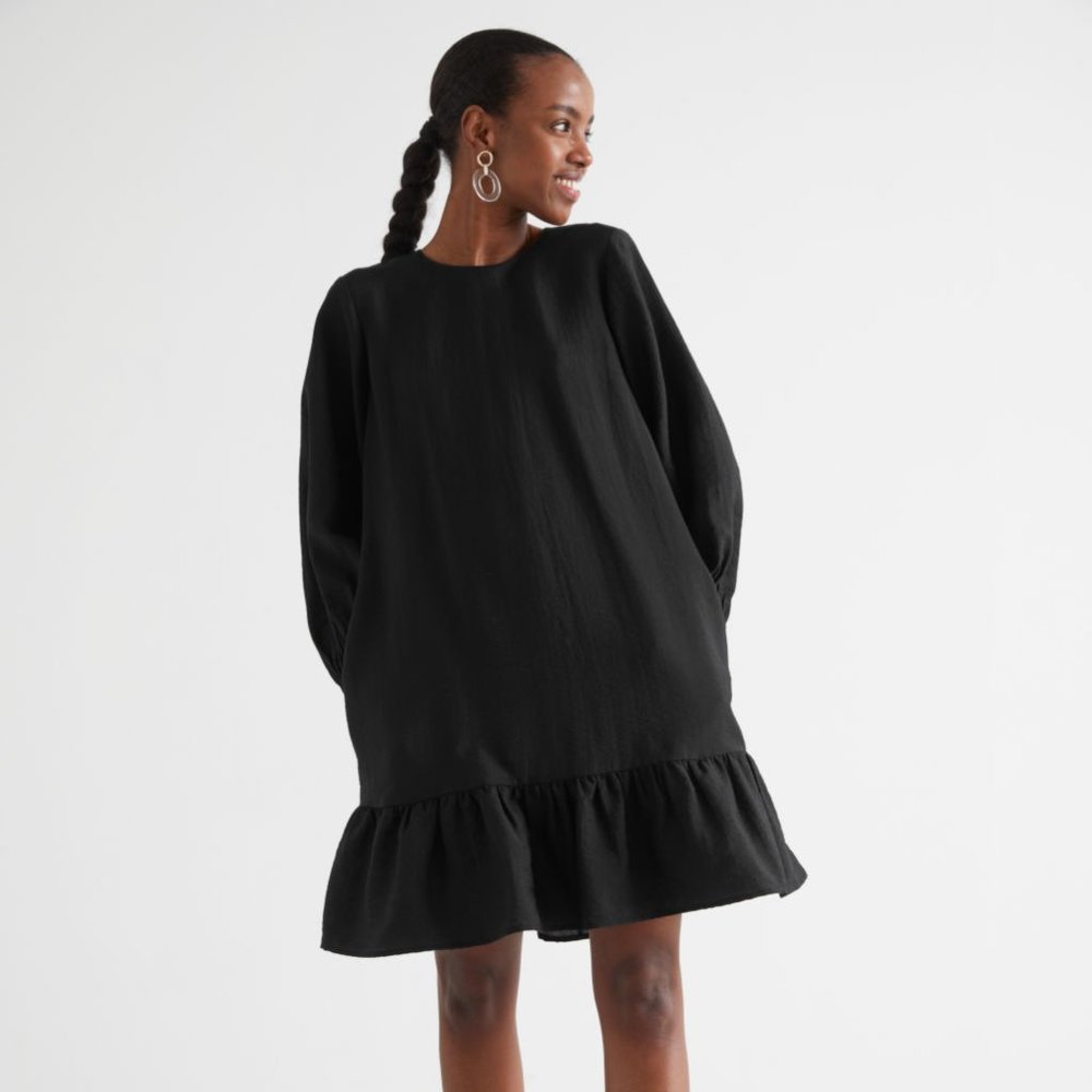 Relaxed A-Line Mini Dress